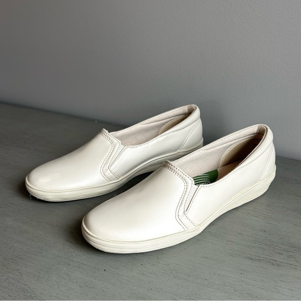 Keds Grasshoppers Beige Stone Comfort Cushion Slip On Loafer Flat Women 8